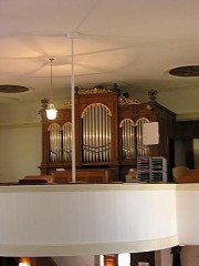 L'orgue historique Goll de Pleigne. Cliché personnel