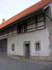 Une des fermes à côté de l'église de Siselen. Cliché personnel