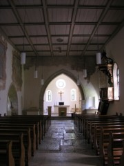 Intérieur de l'église St-Germain à Porrentruy. Cliché personnel