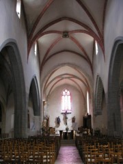 Vue intérieure de l'église St-Pierre. Cliché personnel