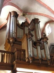 Autre vue du Grand Orgue en tribune. Cliché personnel