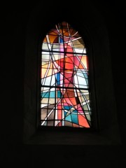 Autre vitrail de cette église par l'artiste Comment. Cliché personnel