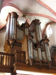 Une dernière vue du splendide orgue Callinet-Metzler de Porrentruy. Cliché personnel
