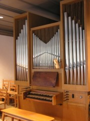 Orgue de la Manufacture des Grandes Orgues Genève SA (1972). Cliché personnel