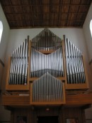 Grand Orgue Kuhn de la Collégiale de Moutier. Cliché personnel (2006)