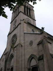 Eglise Saint-Christophe d'Héricourt (Haute-Saône). Cliché personnel (2006)