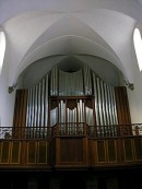 Grand Orgue Kuhn de l'Abbaye de St-Maurice. Cliché personnel (fin 2005)