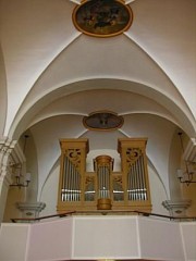 Orgue Kuhn de l'église paroissiale St-Sigismond. Cliché personnel