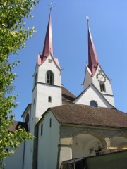 Vue de l'église abbatiale de Muri. Cliché personnel