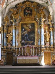 Le maître-autel baroque de Muri. Un chef-d'oeuvre. Cliché personnel