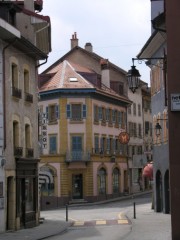 Rue ancienne dans Orbe. Cliché personnel