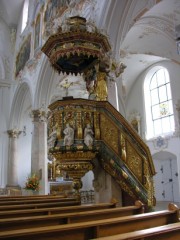 La chaire de la Basilique. Cliché personnel