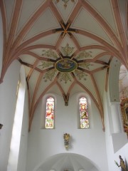 Vue des voûtes d'une chapelle latérale du choeur (au nord). Cliché personnel