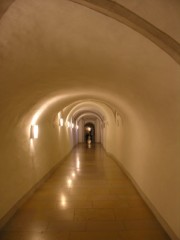 Couloirs baroques menant à la grotte. Cliché personnel