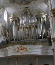 Une dernière vue du Grand Orgue Metzler (buffet de 1833) avant de sortir. Cliché personnel