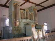 Vue d'ensemble de la tribune et de l'orgue. Cliché personnel