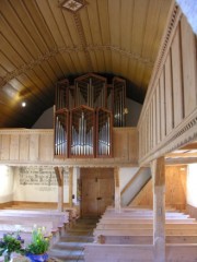La nef et les orgues, Gsteig. Cliché personnel