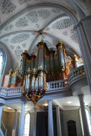 Grand Orgue de l'église St-François à Lausanne. Cliché personnel (juillet 2013)