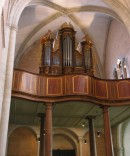 Orgue Potier du Temple de Moudon (18ème s.). Cliché personnel (2006)