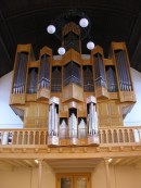 Grand Orgue du Temple du Sentier (facteur R. Nicole, 1991). Cliché personnel (nov. 2006)