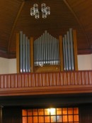 Orgue Kuhn du Temple du Brassus. Cliché personnel (début 2007)