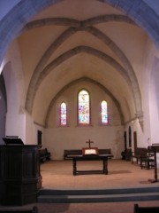 Vue du choeur de cette église. Cliché personnel