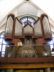 Orgue Bosch de l'église catholique de Morges. Cliché personnel