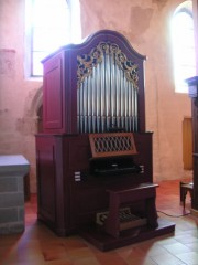 Vue de l'orgue de choeur. Cliché personnel