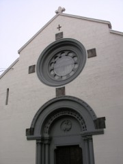 Façade de l'église. Cliché personnel