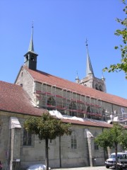 Collégiale de Romont. Cliché personnel (juillet 2007)