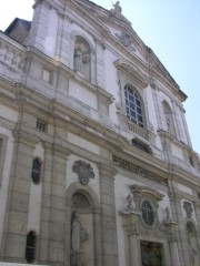 La façade baroque de l'église des Jésuites. Cliché personnel