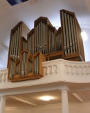 Orgue Metzler (1957) de l'église franciscaine. Cliché personnel (juillet 2007)