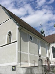 Eglise des Franciscains à Soleure. Cliché personnel (juillet 2007)