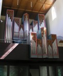 Le splendide orgue Neidhart-Lhôte/Metzler de la Matthäuskirche de Lucerne (relevé en 2006). Cliché personnel (juillet 2007)