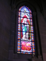 Autre vitrail. St-Clotilde (19ème s.). Cliché personnel