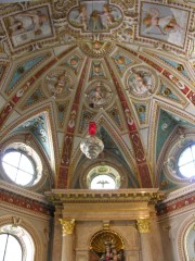 La voûte du premier tiers du 17ème s., Chapelle de Marie. Cliché personnel