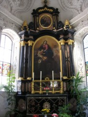 Magnifique autel de la chapelle St-Antoine (env. 1728). Cliché personnel