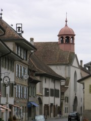 Autre vue du temple de Coppet. Cliché personnel