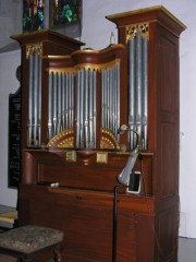 Vue de l'orgue de choeur. Cliché personnel