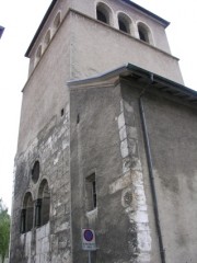 Vue partielle du Temple de Nyon. Cliché personnel