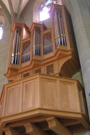 Vue rapprochée de l'orgue de choeur. Cliché personnel