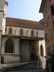 Autre vue de la Stadtkirche de Bienne. Cliché personnel