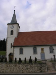 Autre vue de l'église du Cerneux-Péquignot. Cliché personnel