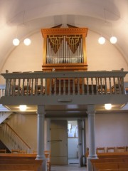 Le Cerneux-Péquignot: l'orgue de St-Martin. Cliché personnel