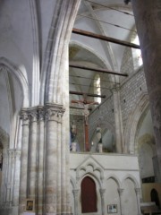 Vue dans l'église de Valère en direction du jubé. Cliché personnel