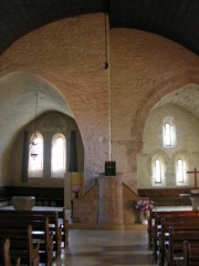 Vue du choeur de cette église. Cliché personnel