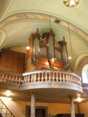 L'orgue Ursanne Lanoir à Goumois. Cliché personnel