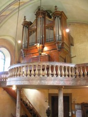 Autre vue de l'orgue Lanoir de Goumois. Cliché personnel