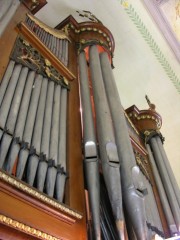 Vue de l'orgue en tribune. Cliché personnel