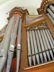 Autre vue de la façade de l'orgue. Cliché personnel